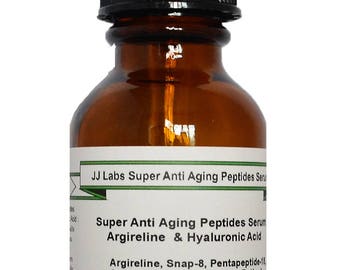 Super Anti Aging Complex Peptides Serum with Argireline and Hyaluronic Acid