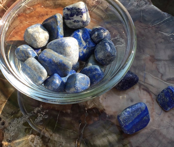 Lapis Lazuli Tumbled Stones, Polished Lapis Lazuli, Lapis Lazuli Chakra Stones, Natural Lapis Lazuli, Chakra Crystal, Crystal Grid, Reiki