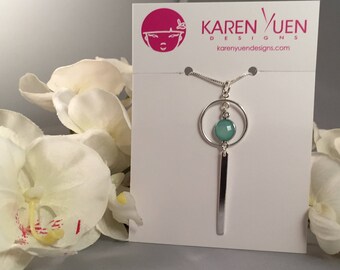 Modern Sterling Silver Necklace