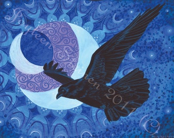 Totem - Giclee, Print, Original Art, 13.5 x 9.5"