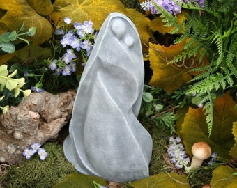 Mother Child Sculpture - Virgin Mary Statue - Goddess Art