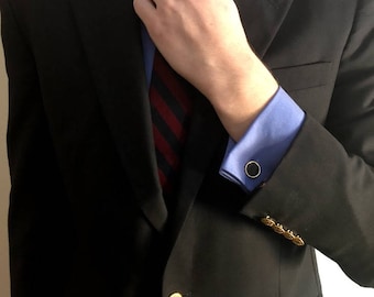 Black and Gold Cuff Links