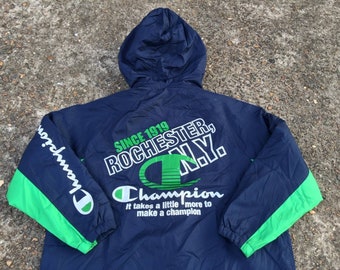 Vintage 90s Champions Long Jacket
