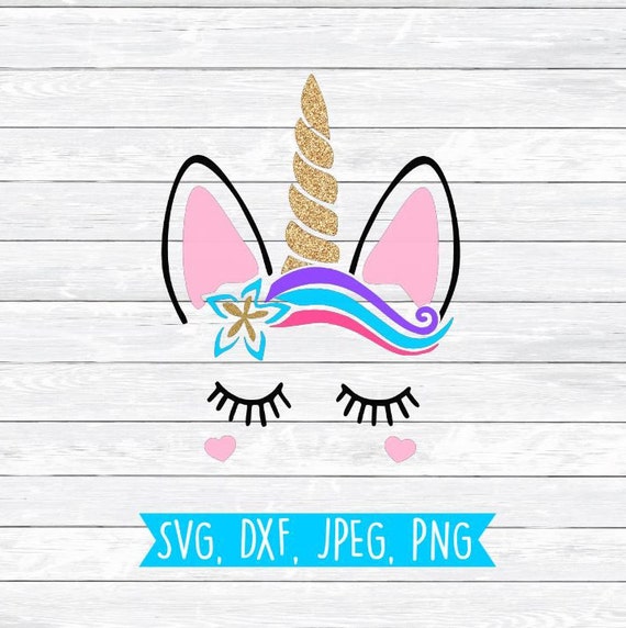 Download Unicorn Face Unicorn Svg Files Unicorn Horn Unicorn Eyelashes