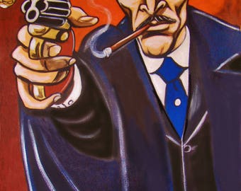 Lee Van Cleef Sabata Cigar Print Poster