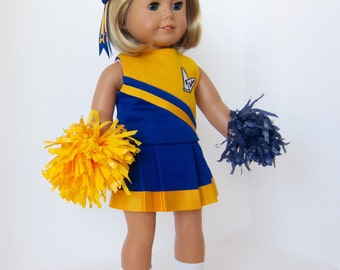 American Girl Doll: Blue and Gold Cheerleader