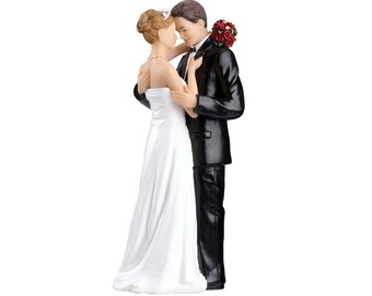 Wedding Cake Top, Bride and Groom Cake Topper, Romantic Wedding Cake Top