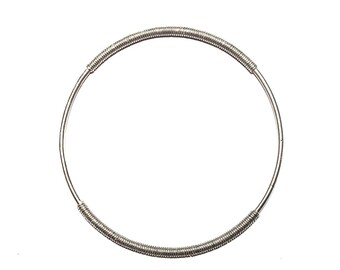 Serpentine Half Coil Bangle | Sterling Silver | Ready to Ship