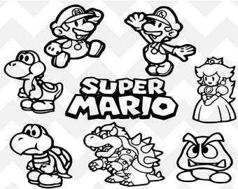 Mario Party SVG & DXF files