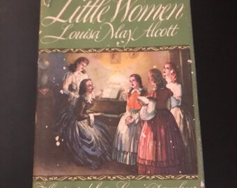LITTLE WOMEN Louisa May Alcott 1947 HC Illustrated Junior LIbrary