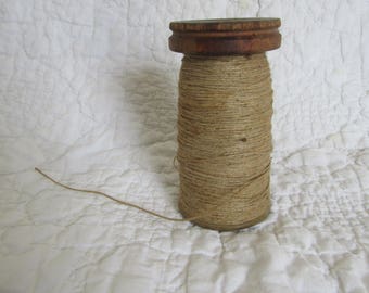 Vintage Wood Thread / Twine Spool Industrial