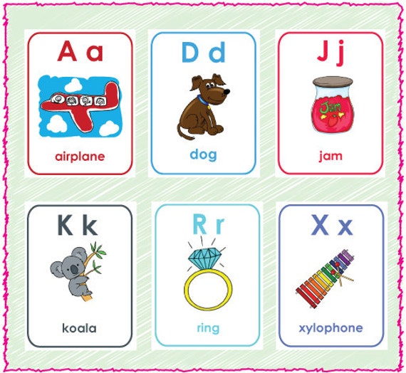 Printable English Alphabet Flash Cards A Z