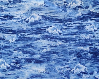 Landscape Art Quilting Fabrics ****Seas/Ocean/Water****Ocean/Waves/Rolling/Choppy/Calm/Sparkly***Superb forArt Quilting/Wallhangings/collage