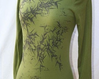 Olive Bamboo Long Sleeve top