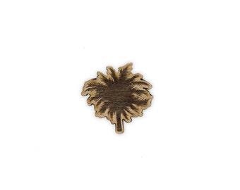 Palm Tree Laser Cut Lapel Pin