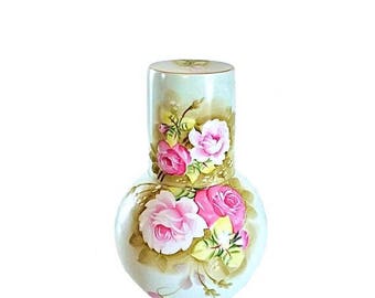 Vintage Lefton Carafe, Carafe and Tumbler, Carafe Set, Carafe Vintage, Lefton China, Lefton Heritage, Lefton Carafe, Heritage China, Wedding