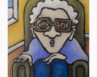 Archival quality reproduction, entitled "Doris" hand signed and titled by the artist, Karen James