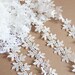 Fabulous Venice lace Floral Embroidery Teardrop Tassel Lace Trim 1.18 Inches Wide 2 Yards YL463