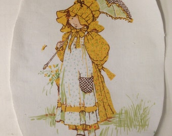 Vintage Holly Hobbie Iron On Appliques - OOP