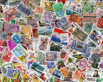 100 unkontrolliert alten und neuen zufällig ausgewählte Briefmarken