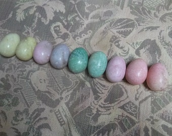 Vintage Italian Alabaster Eggs
