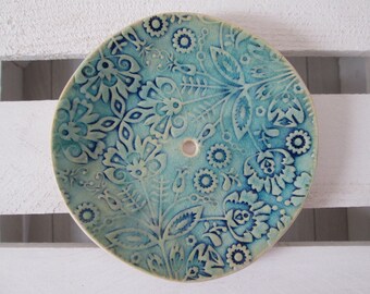 turquoise soap dish, ceramic soap dish, blue soap dish, soap dish handmade, handmade pottery, turquoise pottery, soap plate, soap holder