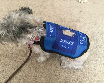 Service dog vest