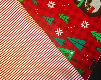 Christmas Cubs Double Sided Dog Bandana