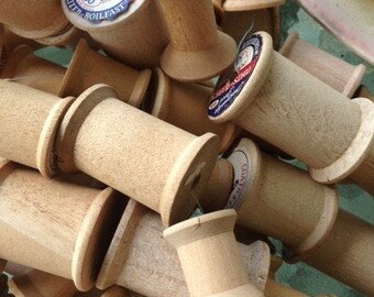 187 Vintage Wooden Spools