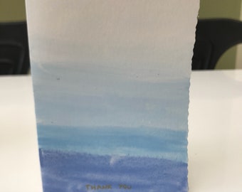 Thank You card! Made using watercolours!