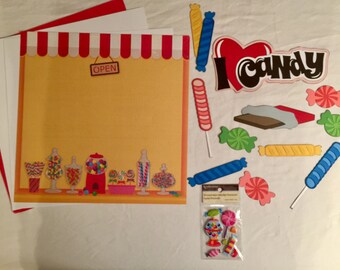 I Love Candy Scrapbooking Kit