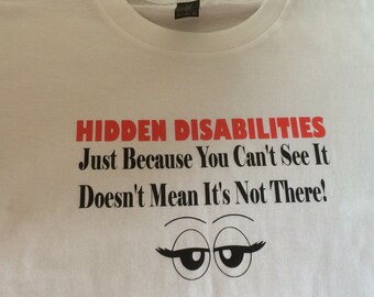 Disability awareness tshirt