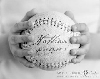 Baby Boy Nursery Art Print, Personalized Boys Room Decor, Baseball Nursery Decor, Personalized Baseball Art with Name, Baseball Art for Boys