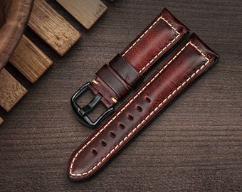 Discount Luxury Leather 22 mm Watches Band F16524/6_K0021962 main image 1