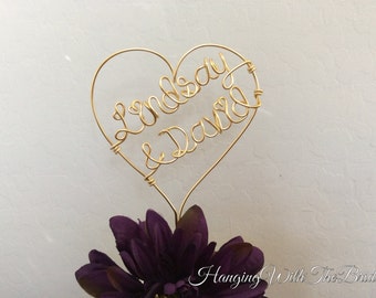 Custom Cake Topper - Wedding Cake Topper, Personalized Cake Topper, Unique Wedding Gift