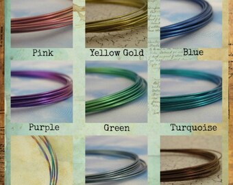 Niobium Wire - Hypoallergenic - You Pick the Color - 100% Guarantee