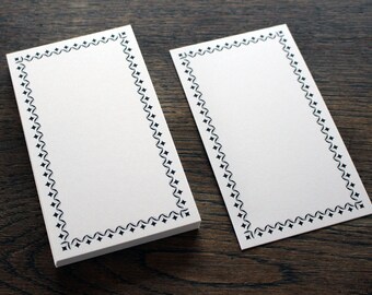 25 x Card with vintage border "Startulip"