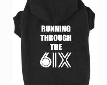 Running Through the 6ix Cotton Hoodie