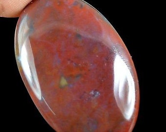 46mm/ Natural/ African Bloodstone Jasper/ 46mm Gemstone Cabochon/ Dragon Blood Jasper