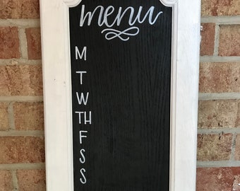 Menu chalkboard | Etsy