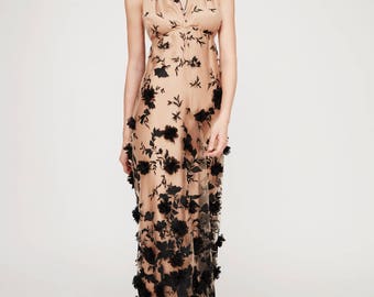 Dress Kunzil: Ball gown, prom dress, occasion dress, evening dress, Festlicheskleid. 100% silk. Olcay Krafft Fashion