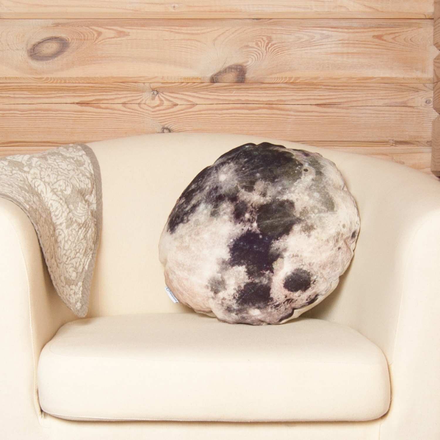 plush moon pillow