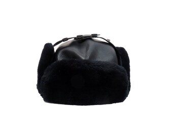 Vintage Aviator Bomber Trapper Hat Size XL