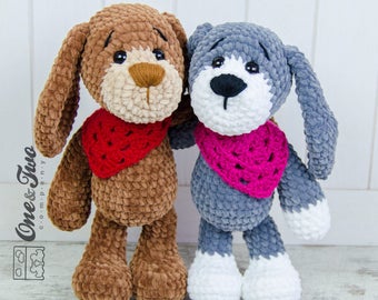 Joe the Puppy Amigurumi - PDF Crochet Pattern - Instant Download - Amigurumi Cuddy Stuff