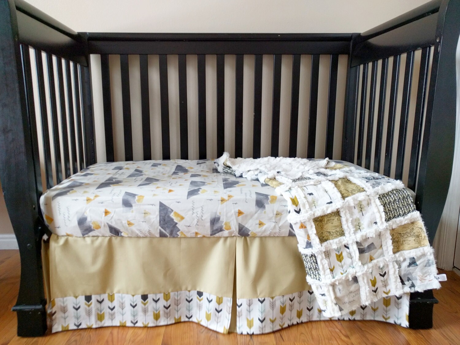 Mountain Woodland Crib Bedding for Baby Boy Mountain