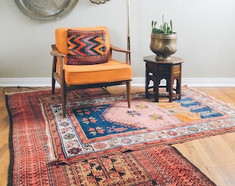 3x7 Vintage Persian Carpet