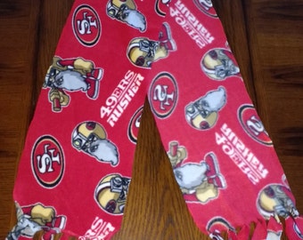 San Francisco Forty Niners NFL Rush Zone Fleece Scarf #1