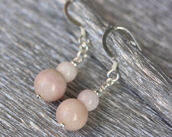 Andean Opal earrings - sterling silver