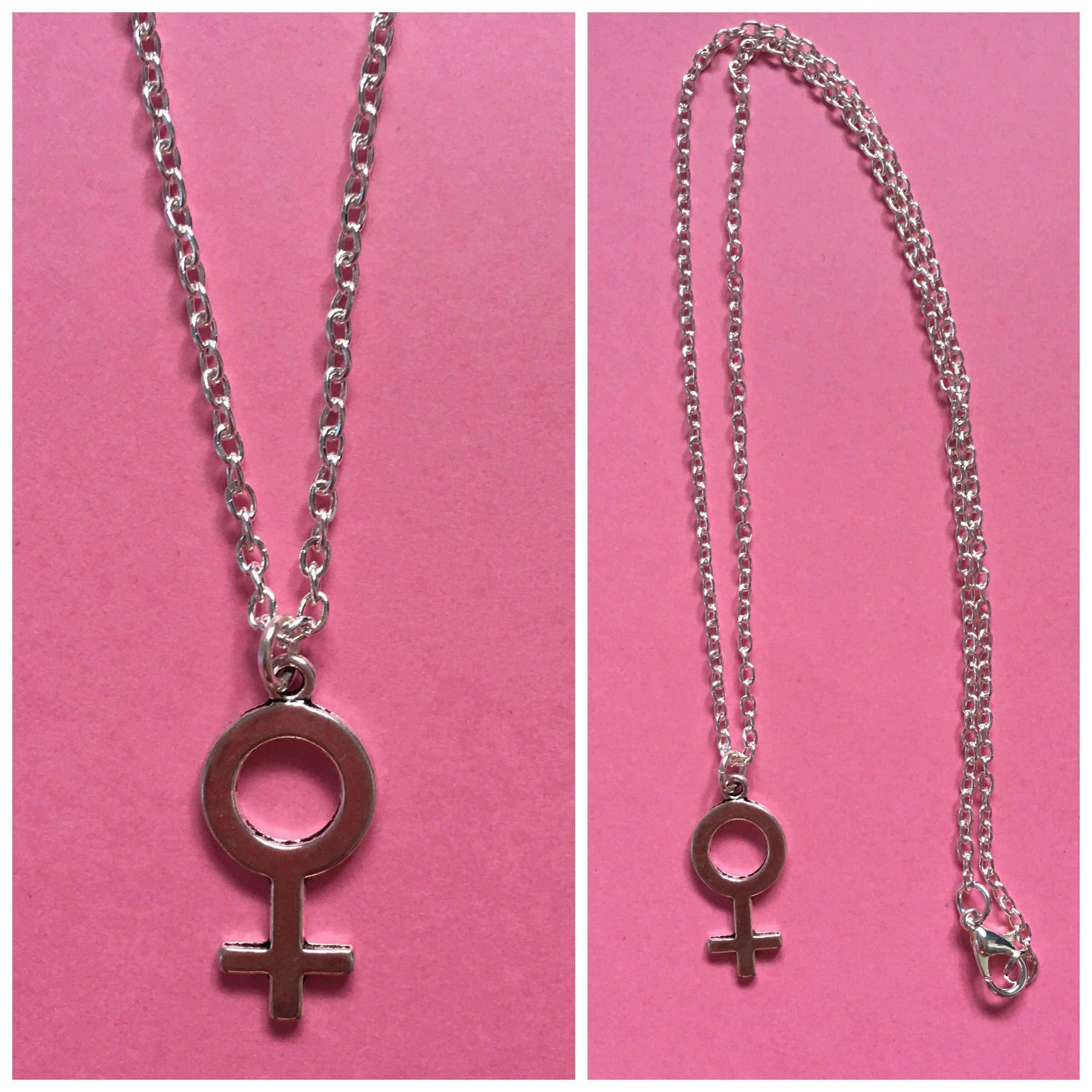 Venus Symbol Feminist Female Necklace