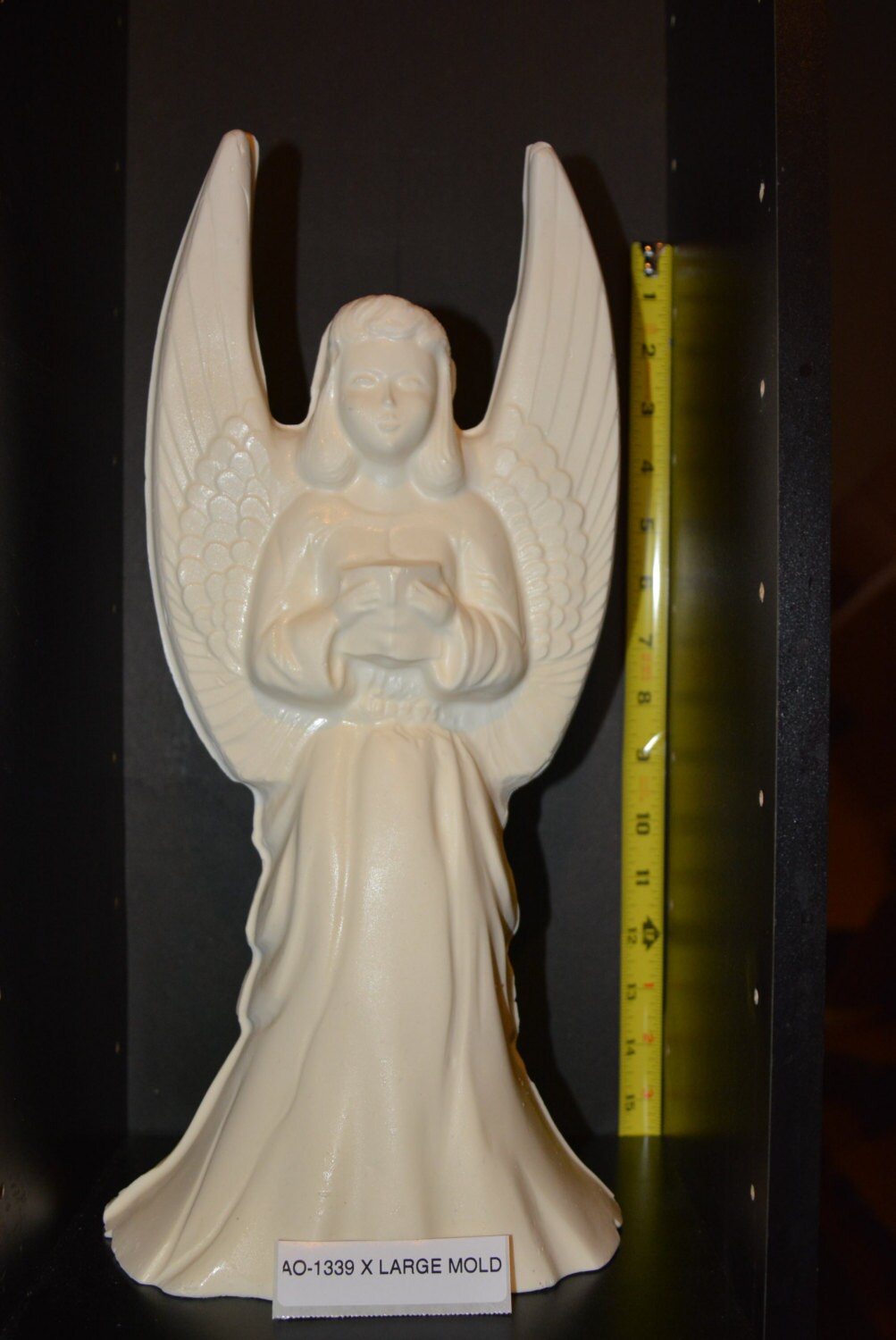 Standing 2 Piece Extra Large Christmas Angel Chocolate Mold